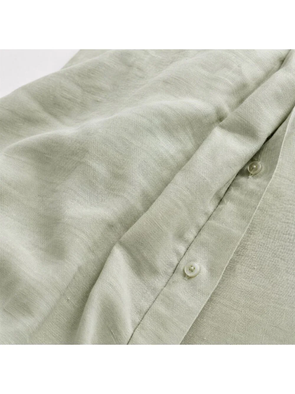 S15 | Quince European Linen Duvet Cover Full Queen Sage (retired) NWOT